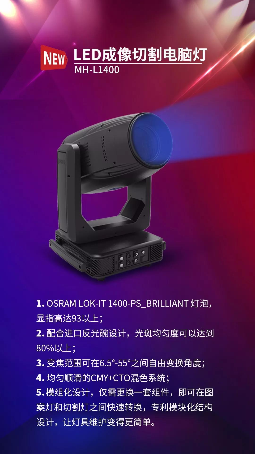 LED成像切割電腦燈