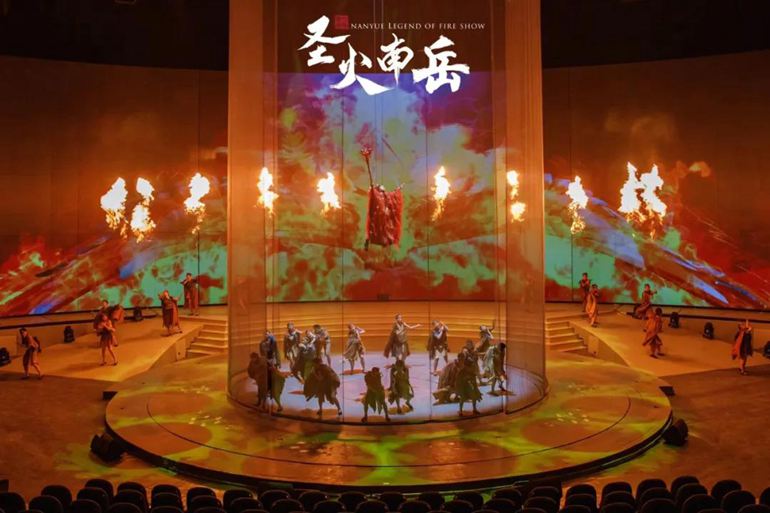 光影共舞，圣火薪傳丨918博天堂再出文旅演藝佳作——《圣火南岳》