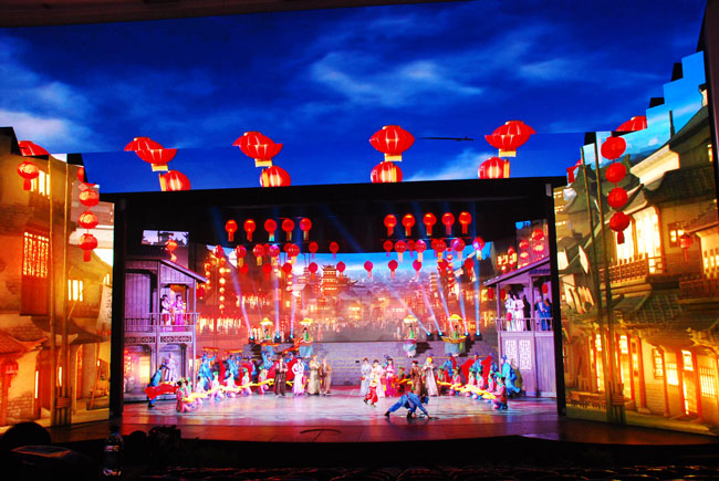 LED屏演繹惟妙惟肖的宋代民俗風(fēng)貌