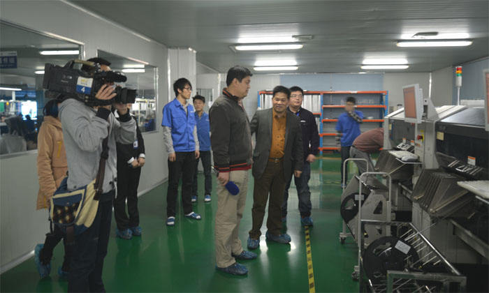 生產(chǎn)現(xiàn)場實地考察取景