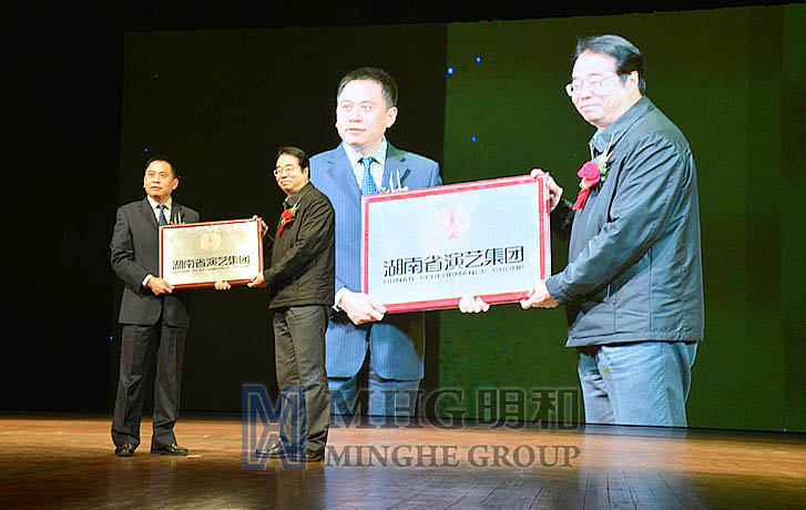 省委常委、省委宣傳部長(zhǎng)許又聲先生現(xiàn)場(chǎng)授牌