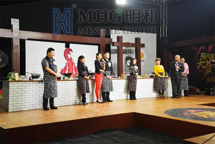 湖南本土美食廚藝大賽節(jié)目《民間美食大擂臺》在918博天堂演播廳錄制