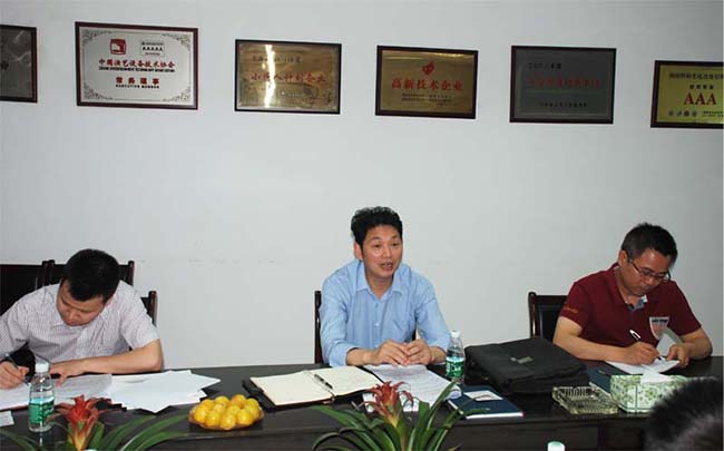 陳局長就我司知識(shí)產(chǎn)權(quán)建設(shè)提出寶貴意見