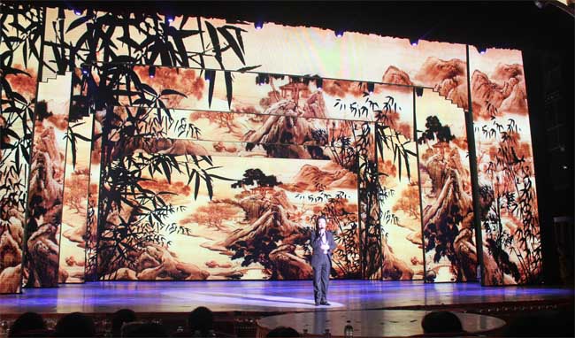 4道高清LED屏門形幕