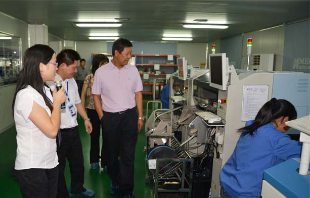 關(guān)理事長一行來到918博天堂制造中心
