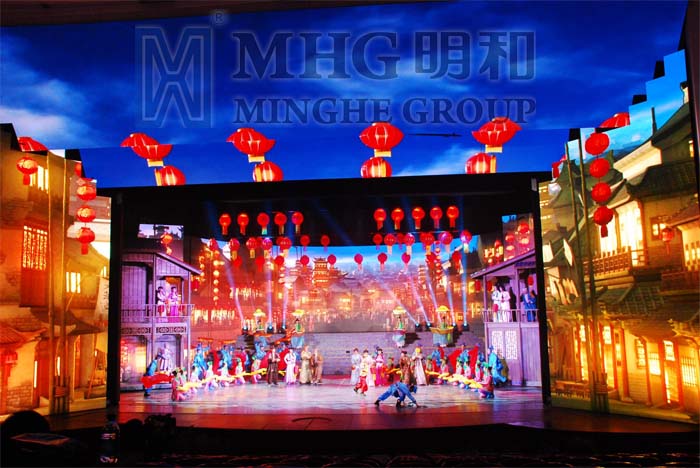 室內(nèi)大型劇場(chǎng)LED屏工程
