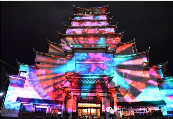 文書樓3D maping效果