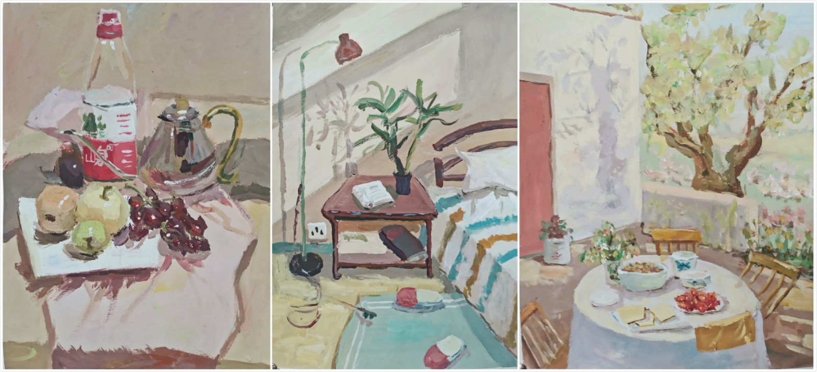 組圖 繪畫類三等獎(jiǎng) 我的家——出租車分工會(huì) 陳歡.jpg